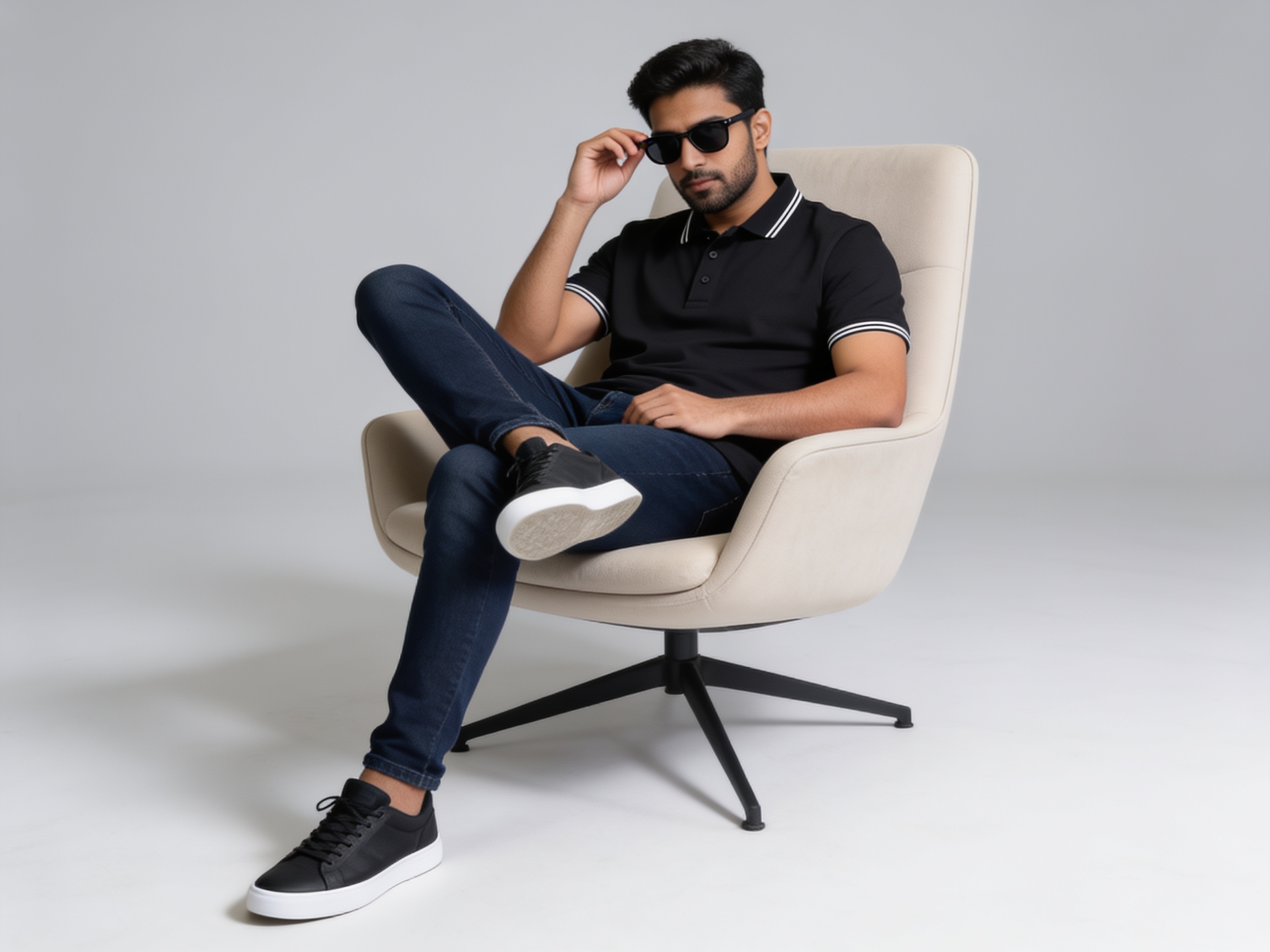 Taatparya Men's Polo 100% Cotton Regular Fit Solid T-Shirt | Cotton Polo T-shirt | Collar T-shirts | Half Sleeves - Image 5